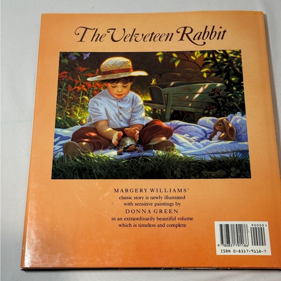 The Velveteen Rabbit Hardcover Book by Margery Williams Excellent Condition - Picture 3 of 6